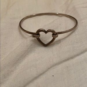 RETIRED James Avery Heart Hook Bracelet